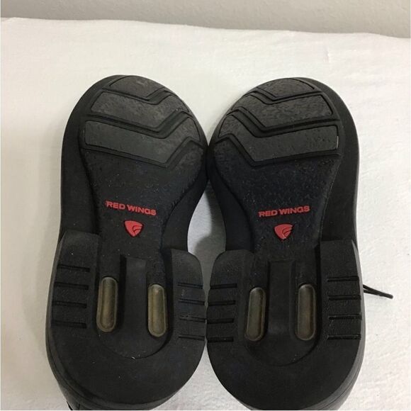 Red Wings Black Derby Lace Up Shoes 4070 Size 10 - Picture 7 of 11